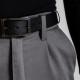 Ремінь Pobedov Leather Belt Чорний
