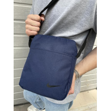 Барсетка Nike синя (чорн. лого)