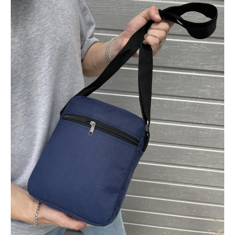 Барсетка Nike синя (чорн. лого)