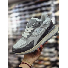 Кросовки снікерси LOUIS VUITTON біло-сірі Snik004