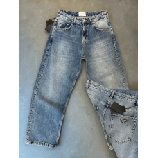 Джинси баггі / baggy PRADA синій Jn007