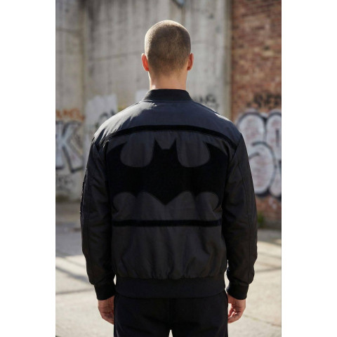 Бомбер вітровка MONCLER BATMAN чорний JakVIT005