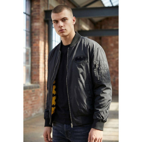 Бомбер вітровка MONCLER BATMAN чорний JakVIT005