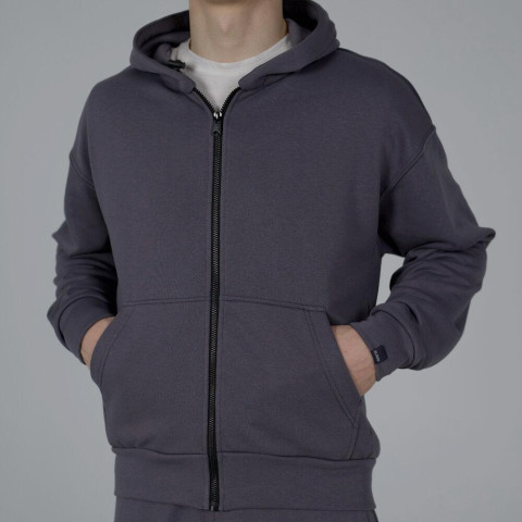 Кофта Slavni Biggie Темно-сірий