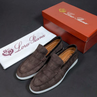 Лофери Loro Piana РЕПТИЛІЯ натуральна замш ШОКОЛАД Lof001