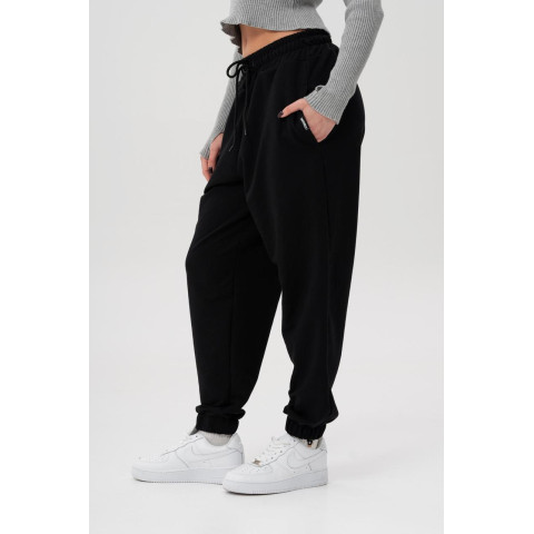 Жіночі Легкі Трикотажні Демісезонні Спортивні Штани Джогери Without Runer Black