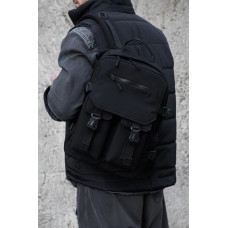 Чоловічий Міський Молодіжний Рюкзак Without Ryder Нейлон Для Ноутбука Black