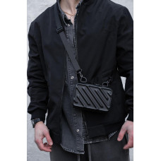 Чоловіча Міні Сумка Месенджер Через Плече Барсетка Крос-Боді Without Ander Black
