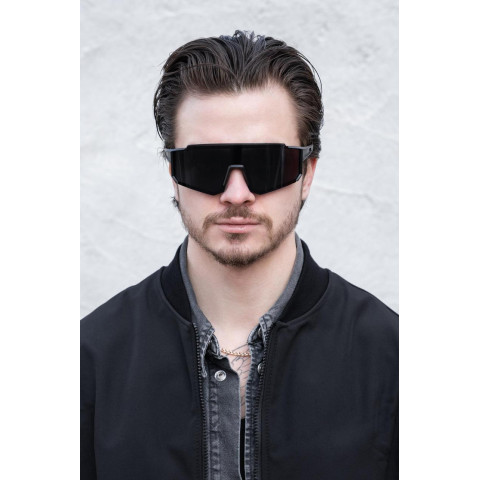 Чоловічі Стильні Сонцезахисні Поляризаційні Окуляри Without Visor Black