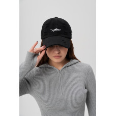Жіноча Рвана Кепка Бейсболка Тракер Without Asher Black