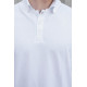 Мужская футболка Поло С Пуговицами Тенниска Without Polo White