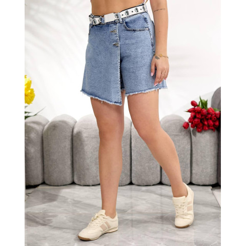 Шорти - спідниця, арт. 7070, блакитний