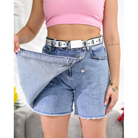 Шорти - спідниця, арт. 7070, блакитний