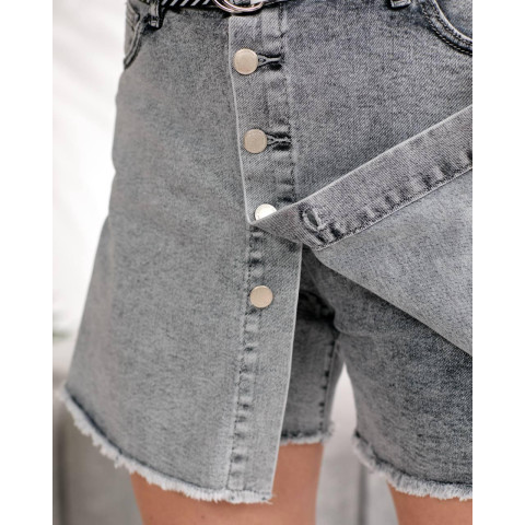 Шорти - спідниця, арт. 7073, сірий