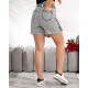 Шорти - спідниця, арт. 7073, сірий