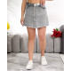 Шорти - спідниця, арт. 7073, сірий