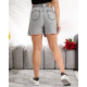 Шорти - спідниця, арт. 7073, сірий