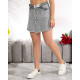 Шорти - спідниця, арт. 7073, сірий