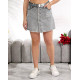 Шорти - спідниця, арт. 7073, сірий