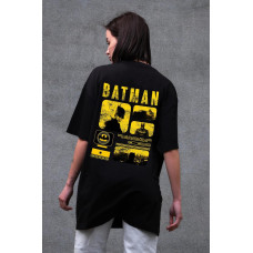 Жіноча Оверсайз Футболка Without З Принтом Batman Black