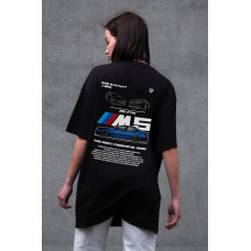 Жіноча Оверсайз Футболка Without З Принтом BMW M5 F90 Black