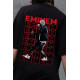 Жіноча Оверсайз Футболка Without З Принтом Eminem Black