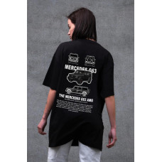 Жіноча Оверсайз Футболка Without З Принтом G63 Black