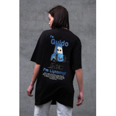 Жіноча Оверсайз Футболка Without З Принтом Guido Black