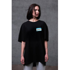 Жіноча Оверсайз Футболка Without З Принтом Hello Black