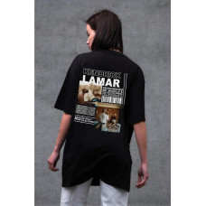 Жіноча Оверсайз Футболка Without З Принтом Kendrick Black