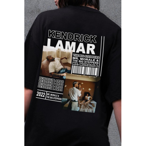 Жіноча Оверсайз Футболка Without З Принтом Kendrick Black