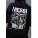 Жіноча Оверсайз Футболка Without З Принтом Messi Black
