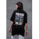 Жіноча Оверсайз Футболка Without З Принтом Messi Black