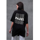 Жіноча Оверсайз Футболка Without З Принтом Padel Black