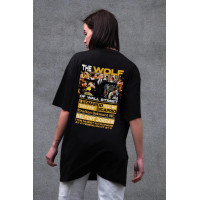 Жіноча Оверсайз Футболка Without З Принтом Wolf Black