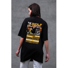 Жіноча Оверсайз Футболка Without З Принтом Wolf Black