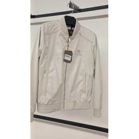 Бомбер вітровка LORO PIANA сіра-беж JakVIT004