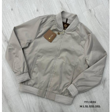 Бомбер вітровка LORO PIANA сіра-беж JakVIT004