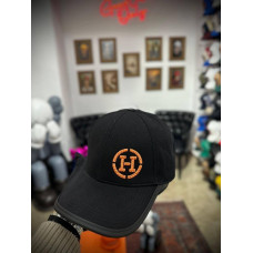 Кепка бейсболка HERMES чорний/помаранч CapHRMn010