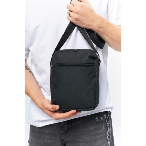 Барсетка чорна Adidas (чорн. лого)