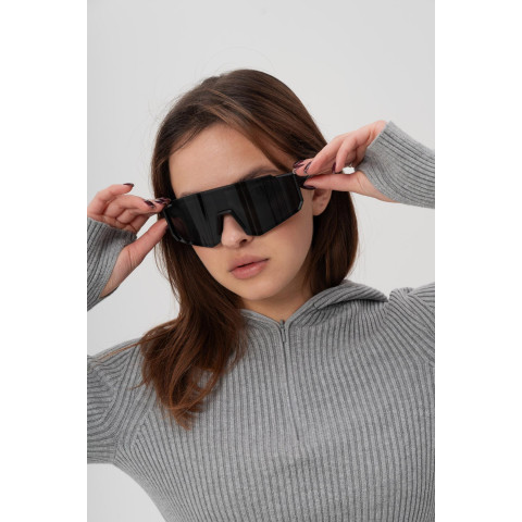 Жіночі Стильні Сонцезахисні Поляризаційні Окуляри Without Visor Black