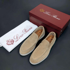 Лофери Loro Piana натуральна замша БЕЖ Lof006