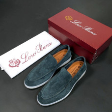 Лофери Loro Piana натуральна замша МЕНТОЛ Lof006