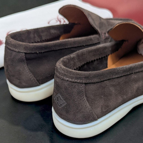 Лофери Loro Piana натуральна замша ШКОЛАД Lof006