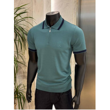 Поло трикотаж BRUNELLO CUCINELLI ментол POL030