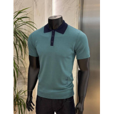Поло трикотаж LORO PIANA Темний МЕНТОЛ POL031