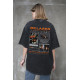 Жіноча Виварена Оверсайз Футболка Without Washed З Принтом Papaya Boys McLaren Black
