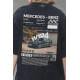 Жіноча Виварена Оверсайз Футболка Without Washed З Принтом W124 Mercedes-Benz Black