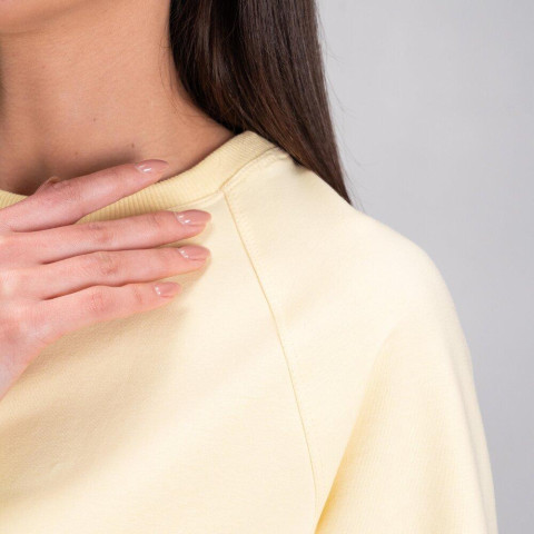 Світшот Slavni Obri жіночий Лимонний