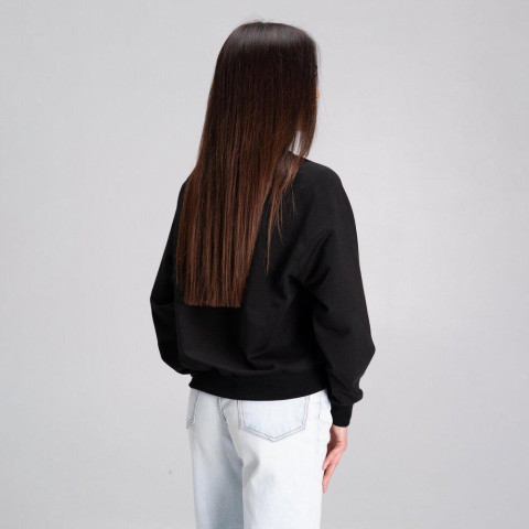 Світшот Slavni Obri жіночий Чорний